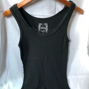 Vanity Tank with lace bottom